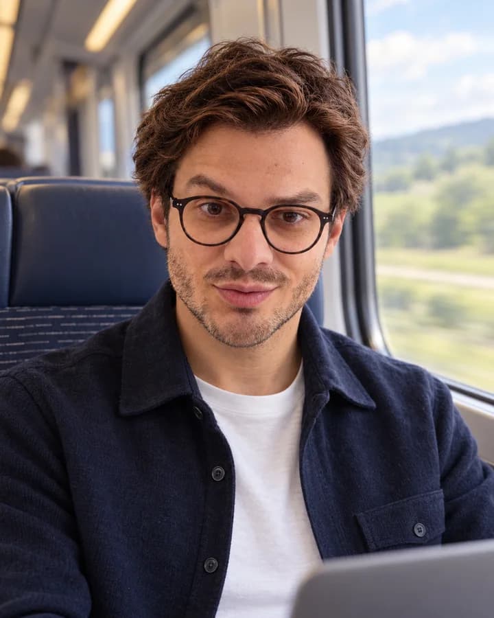François · En déplacement